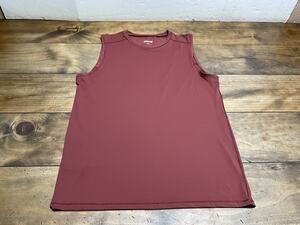 Skims Men’s Size Medium Maroon Muscle Tank Top